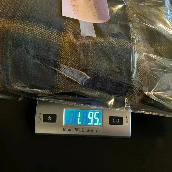 Orvis Men’s Heavyweight Shacket Cotton Plaid Blue Tan XXL - Picture 12 of 12